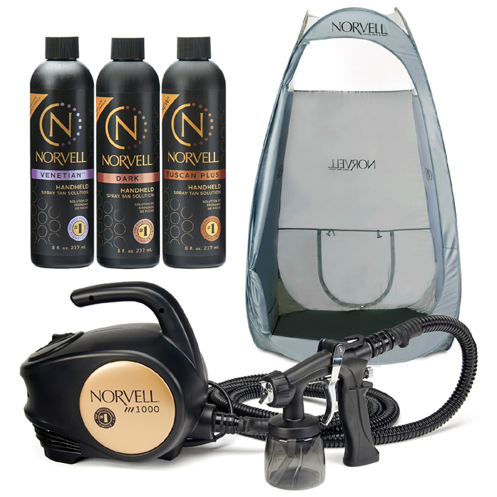 Norvell M1000 Spray Tan Equipment Business Start-Up Bonus Kit with PopUp Tent - Kit - NV