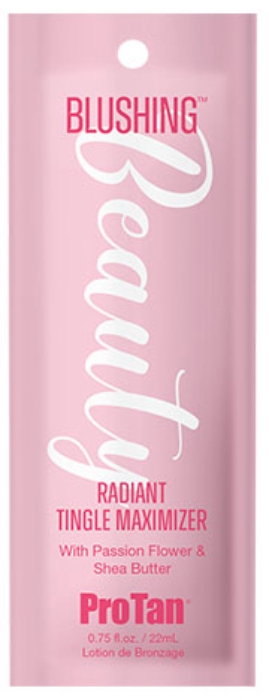 Blushing Beauty Tingle Accelerator Tanning Lotion By ProTan - Packet