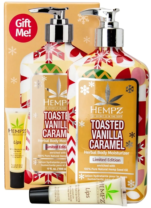 Toasted Vanilla Caramel 2pc Kit - PrePack - Hempz Skin Care