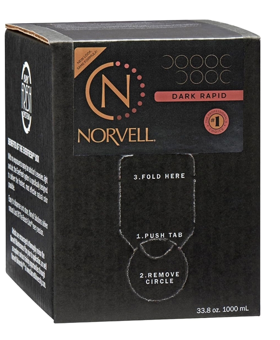 DARK RAPID ONE HOUR Spray Tan Solution By Norvell - Liter