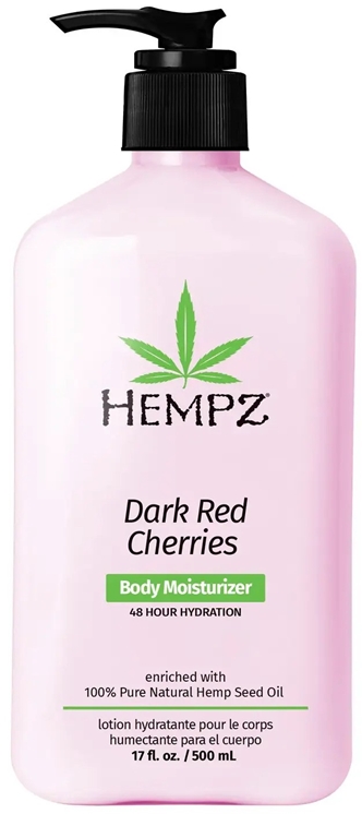 DARK RED CHERRIES MOISTURIZER By Hempz - Bottle 17oz