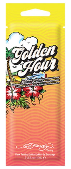 Golden Hour Bronzer Tanning Lotion By Ed Hardy - Packet