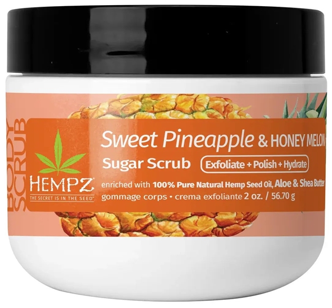 SWETT PINEAPPLE & HONEY MELON Sugar Body Scrub By Hempz Skin Care - Mini 2oz