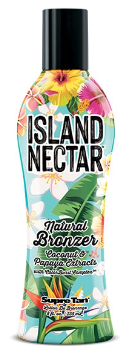 Island Nectar Natural Bronzer Tanning Lotion By Supre - Bottle