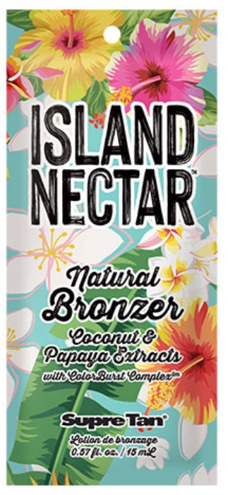 Island Nectar Natural Bronzer Tanning Lotion By Supre - Packet