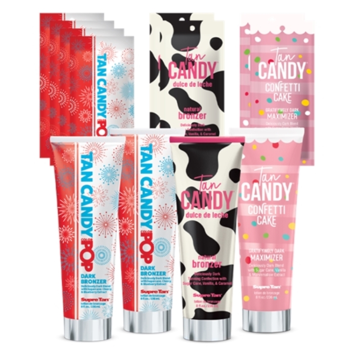 I Want Candy Collection 2026 - Supre Tanning Lotion - PrePack I Want Candy Collection 2026 - Supre Tanning Lotion - PrePack