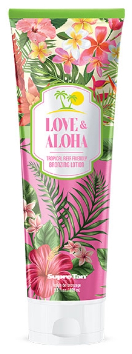 Love & Aloha Bronzer Tanning Lotion By Supre - Bottle