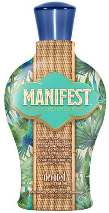 Manifest Bronzer Tanning Lotion By Devoted Creations - Bottle