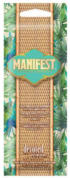 Manifest Bronzer Tanning Lotion By Devoted Creations - Packet