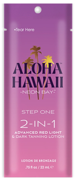 Aloha Hawaii Neon Bay Bronzer Tanning Lotion By Tan Inc - Pkt