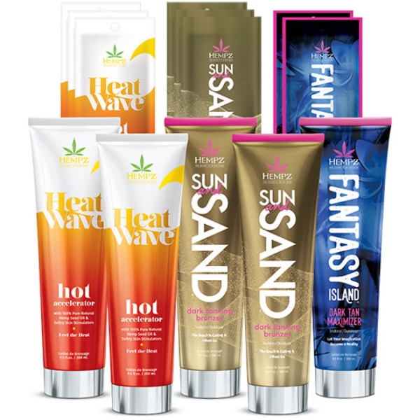 Passport To Paradise Intro Kit 2025 Tanning Lotion By Hempz - PrePack