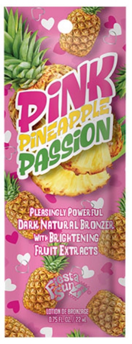 Pink Pineapple Passion Natural Bronzer Tanning Lotion By Fiesta Sun - Packet