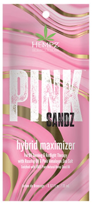 Pink Sandz Hybrid Maximizer Tanning Lotion By Hempz - Packet