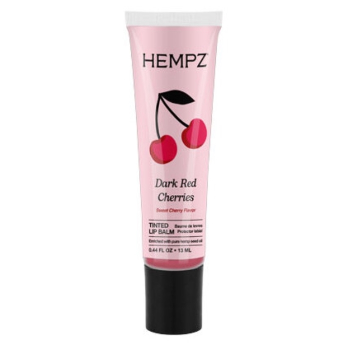 DARK RED CHERRIES TINTED LIP BALM - Hempz Skin Care - Tube DARK RED CHERRIES TINTED LIP BALM - Hempz Skin Care - Tube
