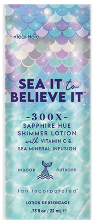 Sea It To Believe It Shimmer Bronzer Tanning Lotion By Tan Inc - Pkt