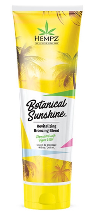 Botanical Sunshine Revitalizing Bronzer Tanning Lotion By Hempz - Bottle