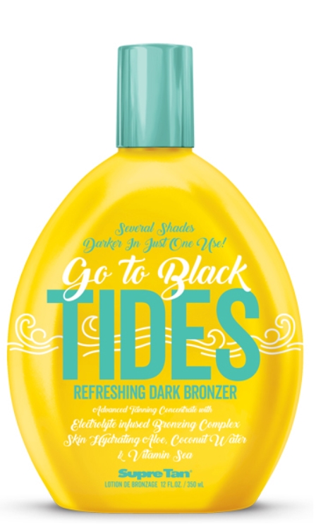 Go To Black Tides Bronzer Tanning Lotion By Supre - Bottle