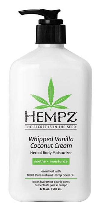 VANILLA & COCONUT WHIPPED MOISTURIZER By Hempz Skin Care - Bottle 17oz
