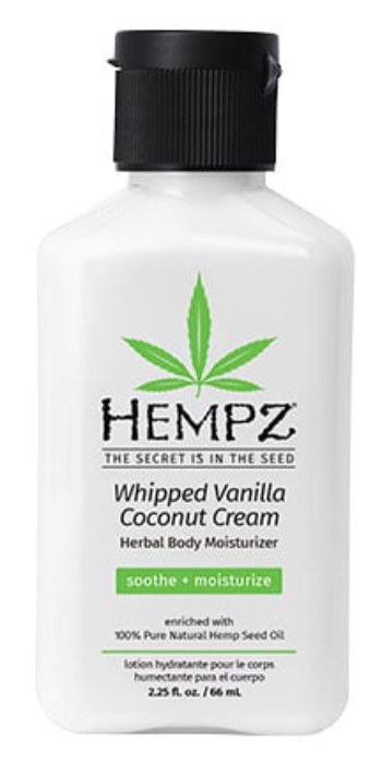 VANILLA & COCONUT WHIPPED MOISTURIZER By Hempz Skin Care - Mini 2.25oz