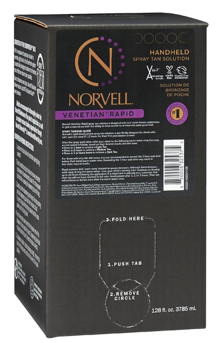 VENETIAN RAPID ONE HOUR Spray Tan Solution By Norvell - Gallon