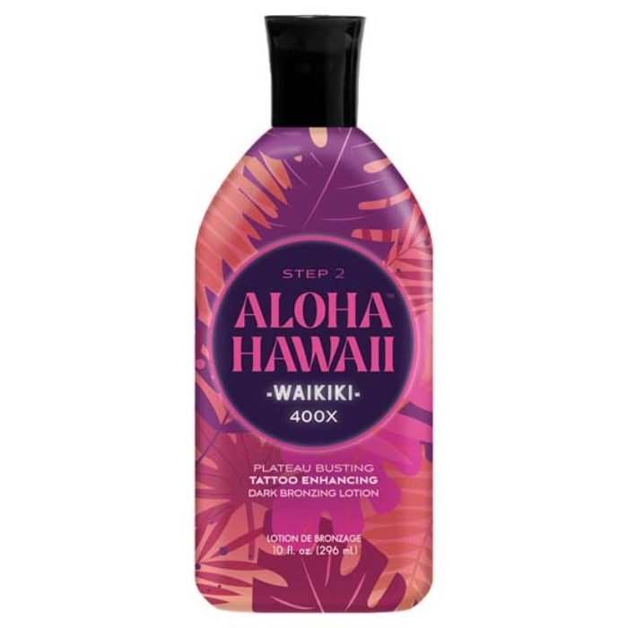Aloha Hawaii Waikiki Island Dark Bronzer - Tan Inc Tanning Lotion - Buy 1 Bottle Get 1 Packet FREE Aloha Hawaii Waikiki Island Dark Bronzer - Tan Inc Tanning Lotion - Buy 1 Bottle Get 1 Packet FREE