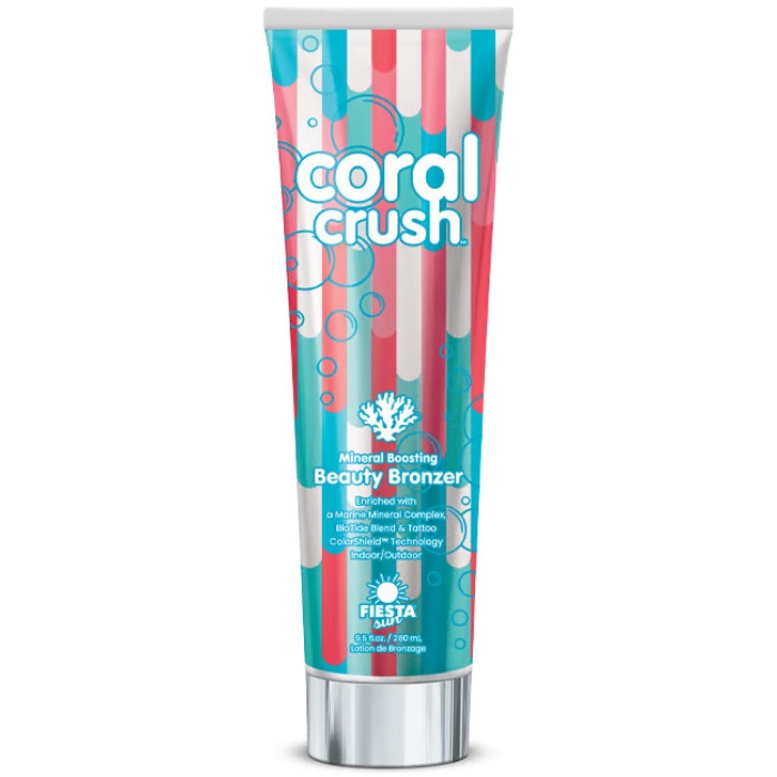 Fiesta Sun Coral Crush Boosting Bronzer Tanning Lotion - Bottle 9.5oz Fiesta Sun Coral Crush Boosting Bronzer Tanning Lotion - Bottle 9.5oz