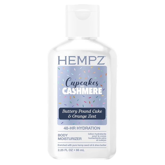 Cupcake Cashmere Moisturizer - Hempz Skin Care - Mini 2.25oz Cupcake Cashmere Moisturizer - Hempz Skin Care - Mini 2.25oz