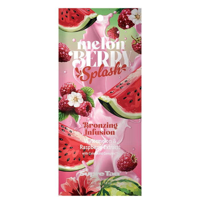 Supre Melonberry Splash Bronzer Tanning Lotion - Packet Supre Melonberry Splash Bronzer Tanning Lotion - Packet