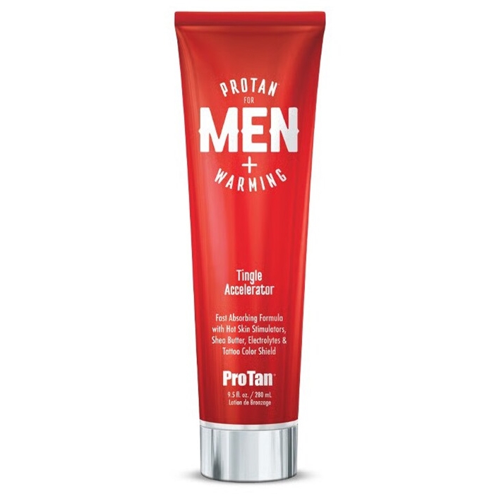 ProTan For Men Warming Tingle Bronzer Tanning Lotion - Bottle ProTan For Men Warming Tingle Bronzer Tanning Lotion - Bottle