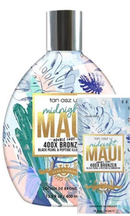 MIDNIGHT MAUI BRONZER - Buy 1 Btl Get 2 Pkts FREE - Tan Inc MIDNIGHT MAUI BRONZER - Buy 1 Btl Get 2 Pkts FREE - Tan Inc
