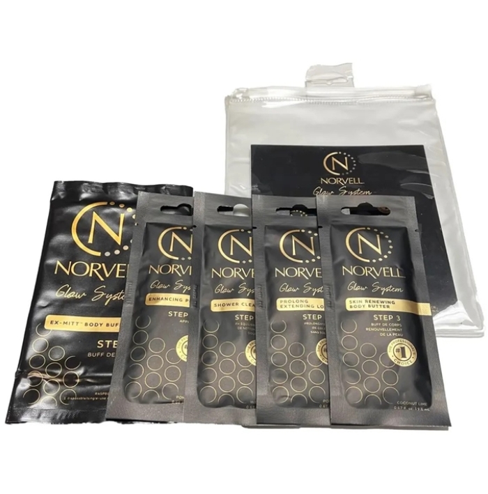 GLOW SYSTEM PACKET BUNDLE - PrePack 4 Count - Skin Care By Norvell GLOW SYSTEM PACKET BUNDLE - PrePack 4 Count - Skin Care By Norvell
