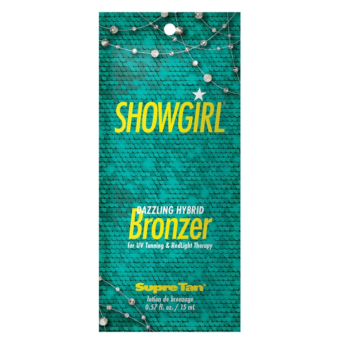 Supre Showgirl Hybrid Bronzer Tanning Lotion - Packet Supre Showgirl Hybrid Bronzer Tanning Lotion - Packet