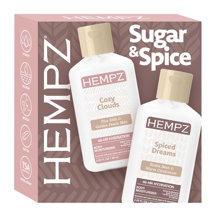 Sugar & Spice 2pc Kit - Hempz Skin Care - PrePack Sugar & Spice 2pc Kit - Hempz Skin Care - PrePack