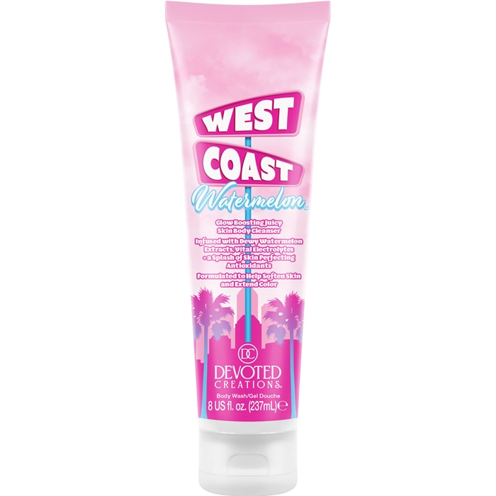 West Coast Watermelon Body Cleanser - Devoted Creations Skin Care - Bottle West Coast Watermelon Body Cleanser - Devoted Creations Skin Care - Bottle