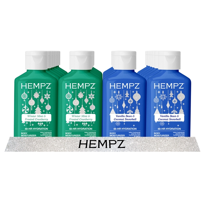 Sweet Wonderland Minis Display - Hempz Skin Care - PrePack Sweet Wonderland Minis Display - Hempz Skin Care - PrePack